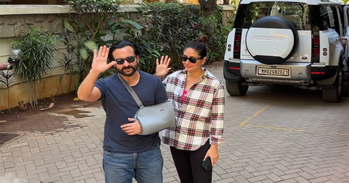 Saif Ali Khan discharged from hospital after surgery, returns home with wife Kareena